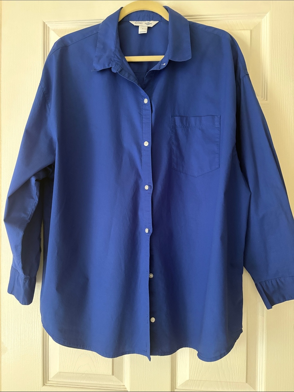 Old Navy Cobalt Blue Women's Button-Down Shirt